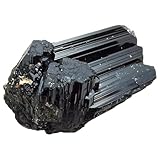 Black Tourmaline Raw Crystals – Large 1.25-2.0” Natural Protection Stones for EMF Shielding, Chakra Healing, Meditation, Reiki, Energy Clearing, Wire Wrapping & Spiritual Home Decor