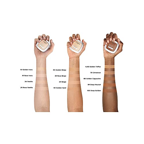 L'Oréal Paris Poudre Fondante Accord Parfait - 4.N Beige, Lot de 3 (3 x 9g)