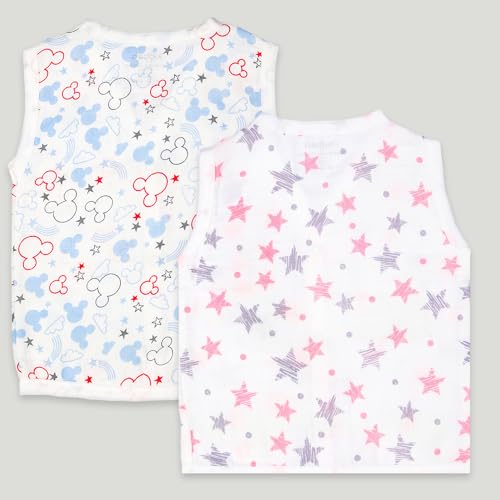 Image of Kidbea Extra Soft Mulmul Cotton Jhabla Cloth for New Born Baby Set
