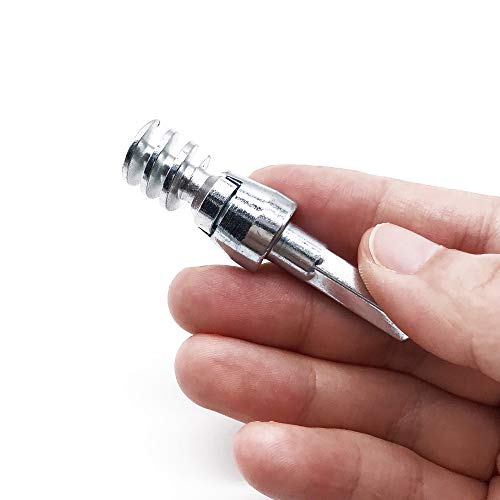 Image of Screw in Tire Stud,Spikes for tire,Marrkey 100PCS Steel Body Carbide Tips [Security Anti-Skid] Wheel Tyre Snow Tire Spikes for Haul Trucks Cranes Loaders Huge Equipment MS1912(12 x 24.5mm)