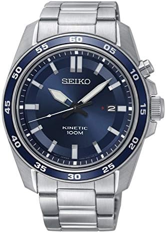 Seiko Herren-Uhr Kinetik Edelstahl mit Edelstahlband