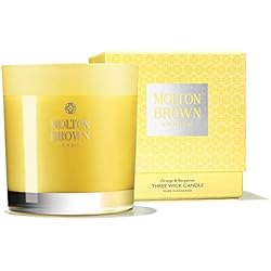 Molton Brown Bougie à trois mèches orange et bergamote, 480 g