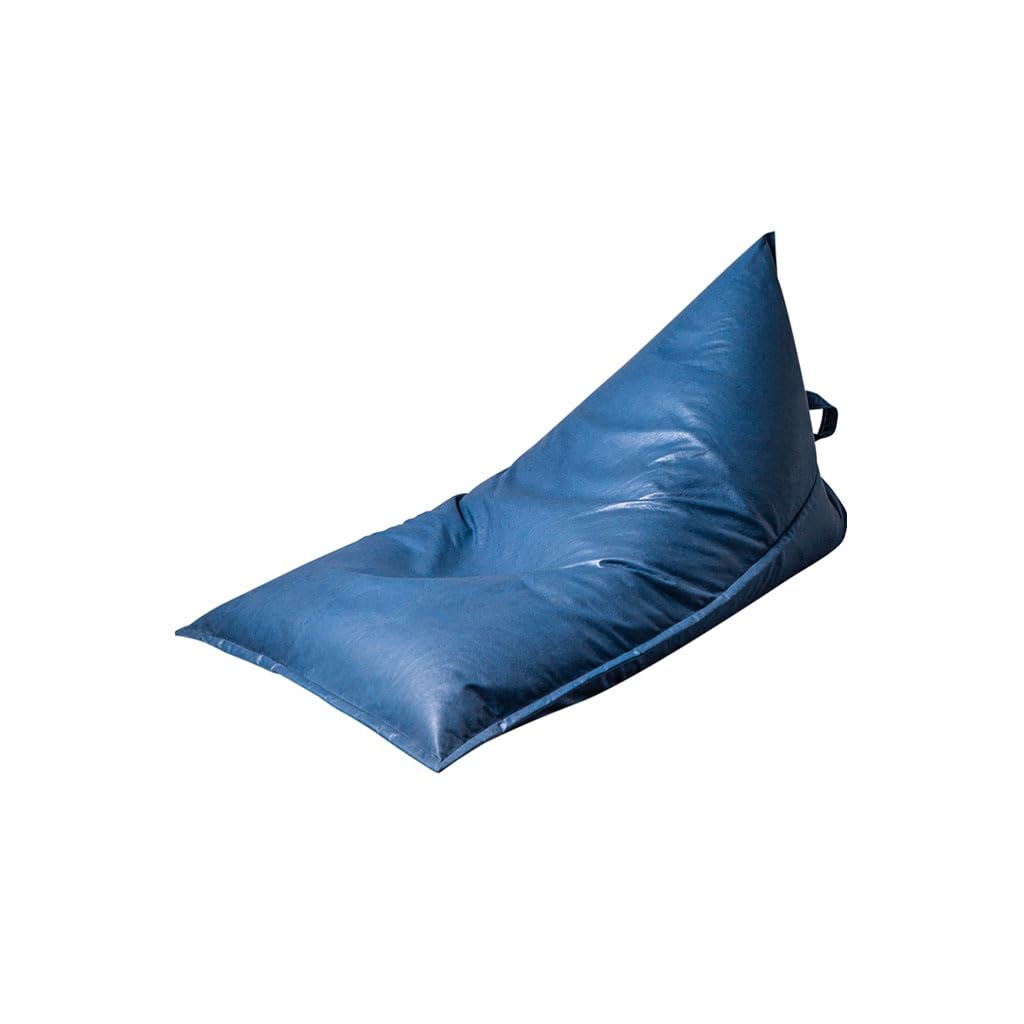 Comodo Creativo morbido divano a sacco a sacco camera da letto balcone poltrona pigra poltrona per il tempo libero pavimento tatami pouf a sacco in pelle con imbottitura lavabile