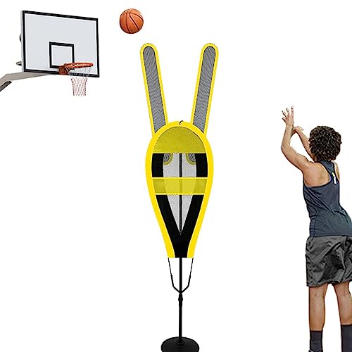 Manichino da basket Defender, attrezzatura portatile per allenamento di dribbling, mani mobili e altezza regolabile per pratica di tiro