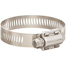 10 Pack Breeze 62020H Power Seal Clamps with Plated Screw Effective Diameter Range 13/16" - 1-3/4" 21mm - 44mm