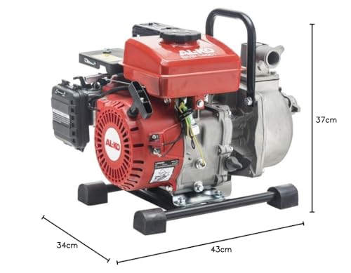 AL-KO Benzinmotorpumpe 14001, 1.7 kW Motorleistung, 12.000 l/h max. Förderleistung, stromunabhängig Wasser pumpen