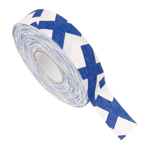 BESPORTBLE 1 Roll Hockey Tape Wide Cotton Cloth Tape for Hockey Stick Blue Wear-Resistant Skid-Proof
