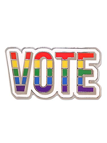 Image of PinMart Gay Pride LGBT Enamel Lapel Pin