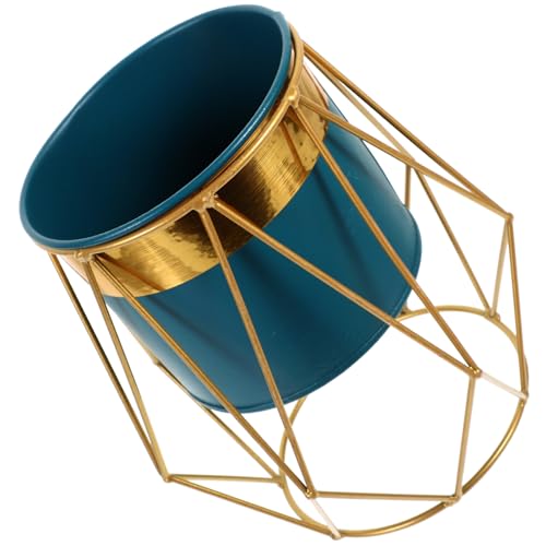 HEMOTON Nordic Stil Blumentopf Kreativer Pflanzer Minimalistische Blumenhalterung für Innenräume Vielseitiger Topf für Blumen und Pflanzen für Wohnzimmer und Blau Klein HEMOTON Nordic Stil Blumentopf Kreativer Pflanzer Minimalistische Blumenhalterung für Innenräume Vielseitiger Topf für Blumen und Pflanzen für Wohnzimmer und Blau Klein