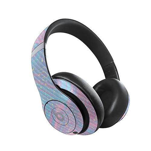 Image of MightySkins Carbon Fiber Skin Compatible with Beats Studio Pro - Cotton Candy Swirl | Protective, Durable Textured Carbon Fiber Finish | Easy to Apply