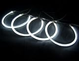 Tubo Vida Luz de 20.000 horas THG 7000K Angel Eye Halo Ring Light Lamp CCFL For E46 3-Series 1999-2005 4 Door Sedan Models (Not Fit for Non Projector)