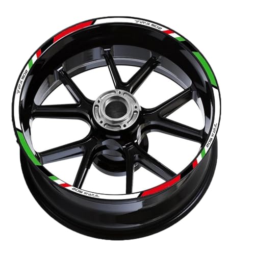 Bande Moyeu Pneu Étanche pour Rouler de Nuit en Benelli TRK 502 Autocollant Roue