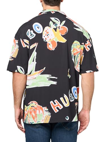 HUGO Men's Relaxed Beach Shirt2