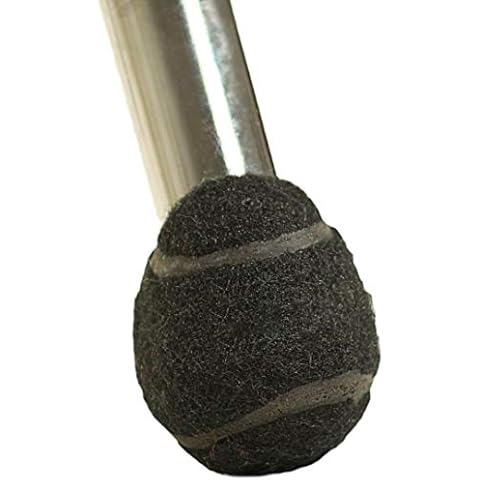 Furniture Footies Small 2 Inch PreCut Tennis Ball Glides for Chairs Stools Leg Floor Protector Heavy Duty Long Lasting Felt Pad Glide Coverings for Hard Floor Surfaces-16 Count Black Cover