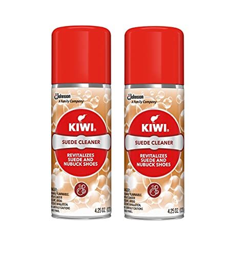 KIWI Suede Cleaner 2 Pack 4.25 OZ. Clear