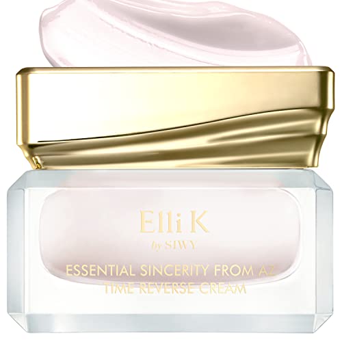 ELLI K ESSENTIAL SINCERITY FROM AZ TIME REVERSE CREAM - Made in USA - Anti-Aging Face Moisturizer for Dry & Rough Skin – Repairing Treatment Cream – Highly Concentrated Formula, 1.76 oz.