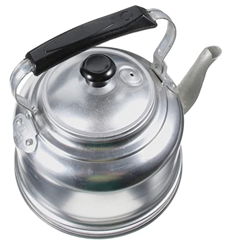 TOPPERFUN Teiera Alluminio Spessa Da Kettle Vintage Per Cucina Bollitore Portatile Per Tè e Manico Ergonomico Antiscottatura Per Induzione e Uso Domestico