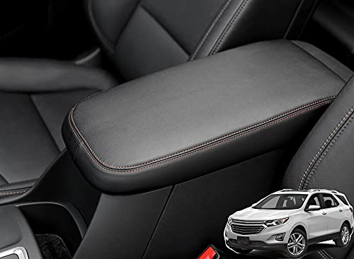 Funda Del Reposabrazos Del Coche Cuero Protector De Cubierta De Consola Central Para Equinox 2018-2019 Almohadilla Para Reposabrazos Panel Accesorios De Peinado De Molduras Cover