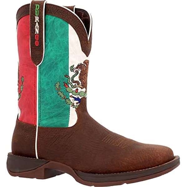 Durango Mężczyźni Rebel By Durango® Steel Toe Mexico Flag Western BootButy kowbojskie