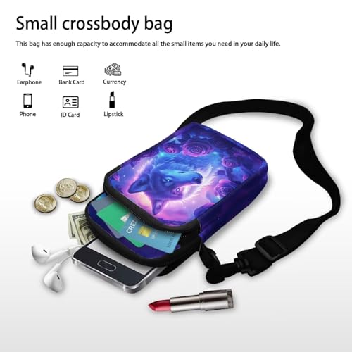 Image of Lightweight Small Crossbody Bags Cell Phone Purses Travel Pouch Shoulder Bag for Women