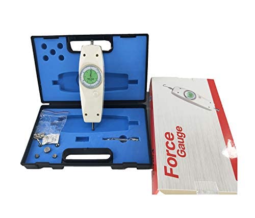 Dial Force Gauge Dynamometer Pointer Type Push Pull Tester Meter with Max Load Range 300N/66Ib