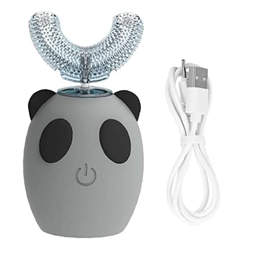 U-formad eltandborste Vattentät Sonic Kids Tandblekning Brush 2-6 år White, eltandborste