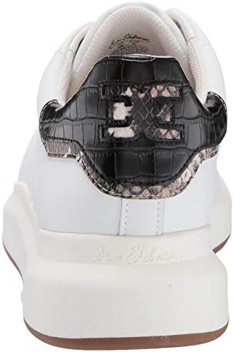 Sam Edelman womens Moxie Sneaker, Bright White/Black, 11 US | Image 2