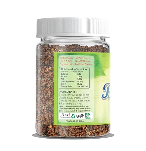 Mahek Banarasi Paan 330Gm x jar | Pan Mashala | Rich Fiber [ Mouth Freshener, Digestive, After Meal, Mukhwas ] (Pack of 1)