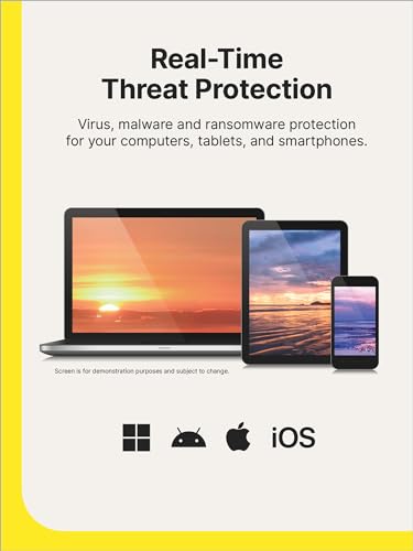 norton 360 for amazon antivirus software for up to 5 devices includes vpn dark web monitoring and pc cloud backup activation required subscription