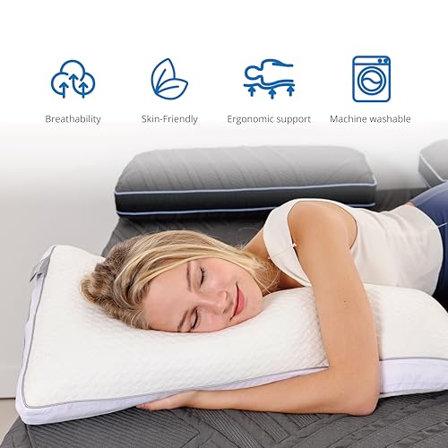 Almohada espuma viscoelástica 81x51 cm soporte medio miniatura 6