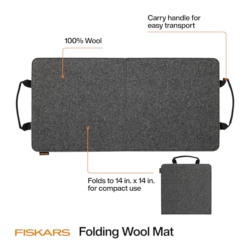 Fiskars 14" x 28" Folding Wool Pressing Mat, Portable Ironing Surface - image 2
