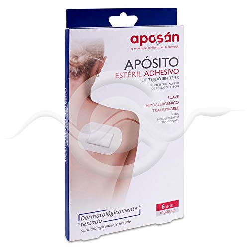 Aposán APOSITO ESTERIL ADHESIVO TNT 10X20 6 UNIDADES APOSAN