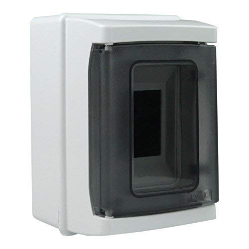 Preisvergleich Produktbild Verteilerkasten Feuchtraumverteiler Kleinverteiler IP65 2 Module Sicherungskasten Aufputz 940.02 M-L 4816