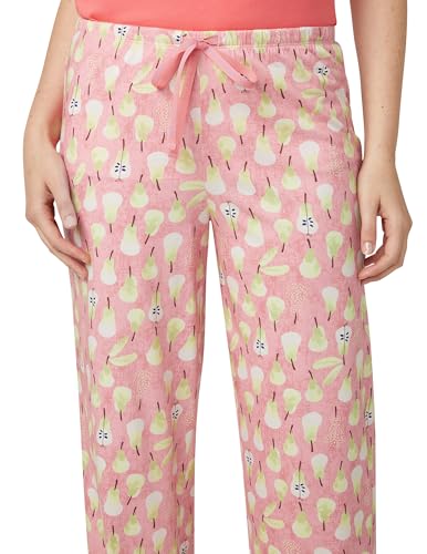 Image of HUE Women's Sleep and Lounge Pajama Separates, Late Summer & Fall Collection, Pink Pear Club - Sleep Pant, Medium