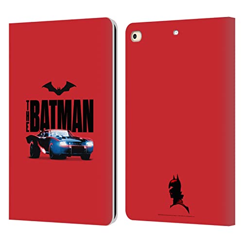 Étui portefeuille cuir iPad 9.7 protection Batmobile antichoc Batman