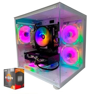 PC GAMER RYZEN 5 5600X, 16GB 3200MHZ, SSD M.2 NVME 480GB, RX 580 8GB