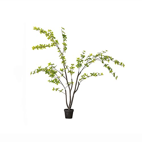 Arbres artificiels 47 pouces pour salon sans entretien lumière