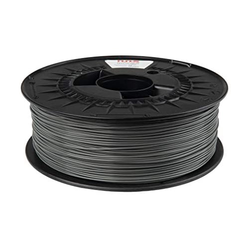 NuNus PLA Filament 1KG 1,75mm, 3D Printer imprimeur - Bobine de fil plastique (gris)