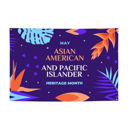 Image of Asian American And Pacific Islander Heritage Month Banner Party Background Decorations 47x71 Inch Party Supplies