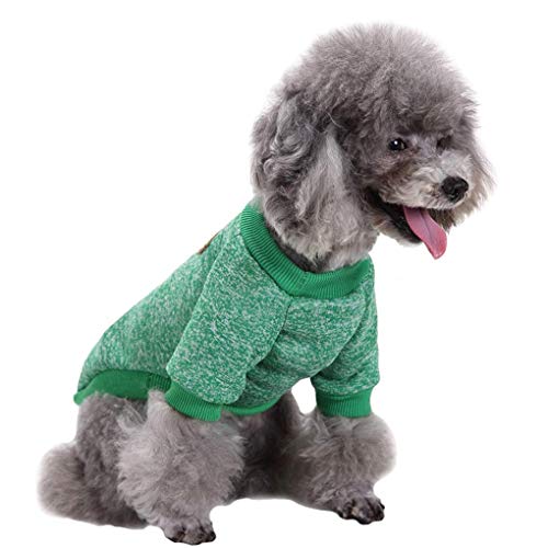 Image of Dog Sweaters for Small Dogs, Soft Fleece Puppy Clothes, Warm Winter Coat