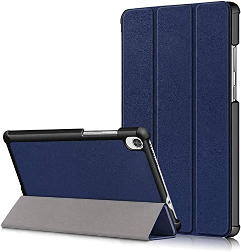 SwooK Protective Folio Flip Cover Case for Lenovo Tab M8 8 inch HD / M8 2nd Gen / M8 2nd Gen FHD TB-8505F TB-8505X TB-8505FS TB-8705F Lenovo Tab Case Cover (Navy)