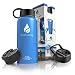 32 oz Insulated Water Bottle with 3 lids - Stainless Steel, Wide Mouth Double Walled Vacuum Bottle for Hot and Cold Beverages by Liquid Savvy.