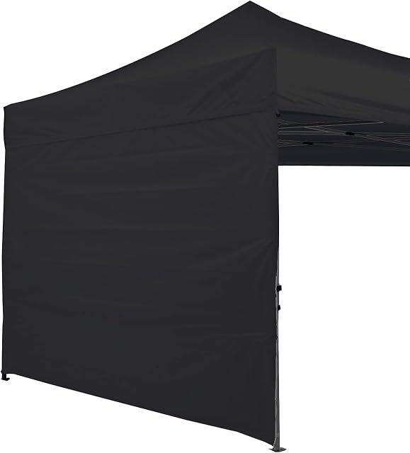 ABCCANOPY Side Panel for 2.5x2.5M Straight Leg Gazebo,1 Pack Sidewall Only (Black)