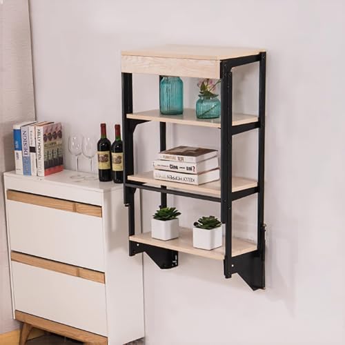 Établi pliant et table de cuisine pliable et déformable à fixation murale robuste - 3