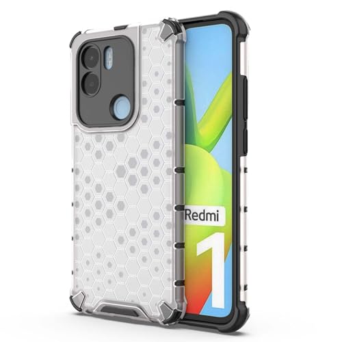 Image of Prime Retail Hard PC Back Case Cover for Redmi Mi A2 Plus Anti Slip Ultra Thin Shockproof Reinforced Corners (Polycarbonate|Transparent)