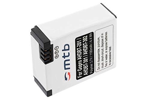 2 Akkus für GoPro Hero3 & Hero3+ Black, White, Silver Edition - 1180mAh Polymer - - Image 7