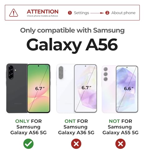 Image of NOXO Ultra-Hybrid Triangle Back Case Cover for Samsung Galaxy A56, | Shockproof Design | Camera Protection | Soft TPU & Rugged PC | Bumper Case Cover for Samsung Galaxy A56, (Deep Purple)
