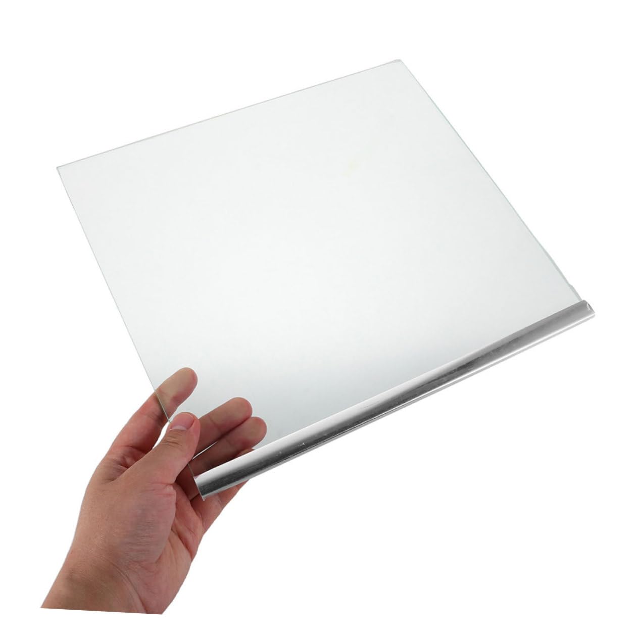 Angoily Ripiano Accessorio Versatile per Organizzare Frigo e Congelatore 33x30cm in Vetro Temperato per Frigorifero Divisorio Pratico e Facile da Pulire