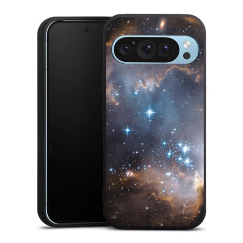 Coque Google Pixel 9 Pro DeinDesign en silicone souple transparent motif étoiles galaxie cosmos