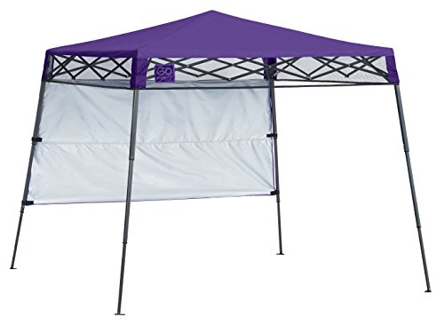 Quik Shade Go Hybrid 6' x 6' Sun Protection Pop-Up Compact and Lightweight 7' x 7' Base Slant Leg Backpack Canopy